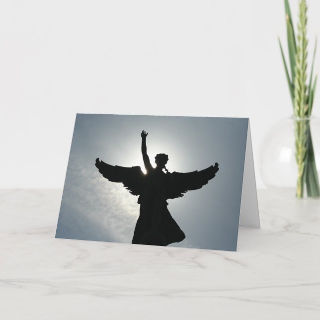 Tarjeta El agitar del ángel (Anverso)