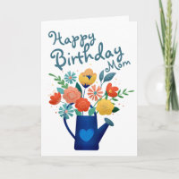 El agua puede llenarse de flores Feliz cumpleaños 