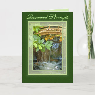 Tarjeta El agua viva es buena carta