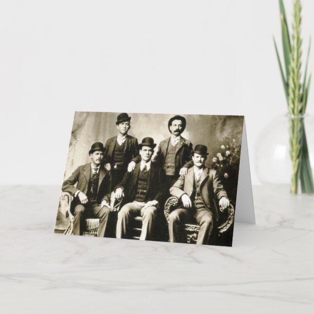 Tarjeta El agujero de Butch Cassidy en la banda de la pare (Anverso)