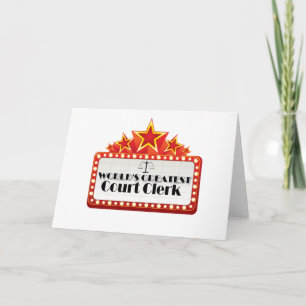 Tarjeta El alguacil más grande del mundo