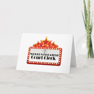 Tarjeta El alguacil más grande del mundo