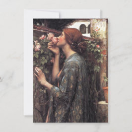 Tarjeta El alma del Rosa (por John William Waterhouse)