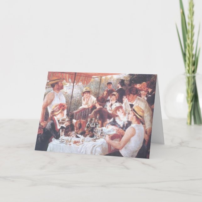 Tarjeta El almuerzo del Fiesta del barco (Anverso)