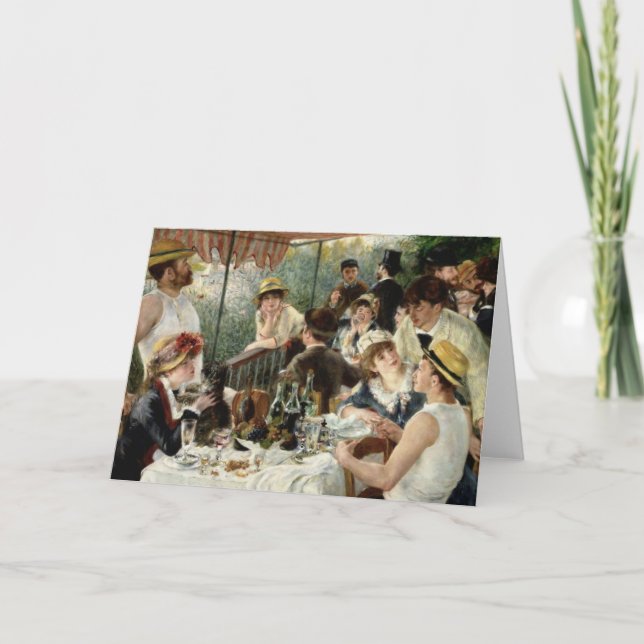 Tarjeta El almuerzo del Fiesta del barco (Anverso)