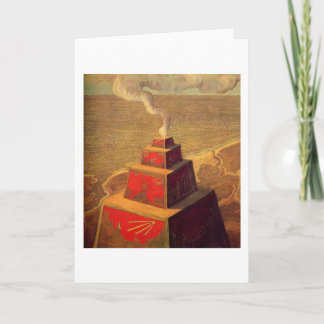 Tarjeta El altar de M.K. Ciurlionis, 1909