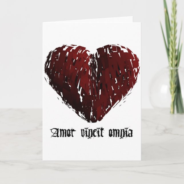 Tarjeta El amor conquista a todos (Anverso)