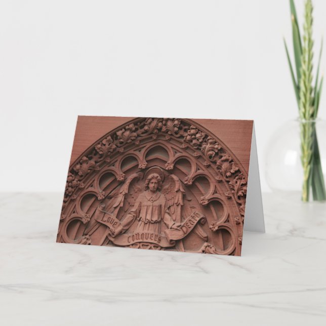 Tarjeta El amor conquista la muerte (Anverso)