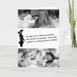 Tarjeta El amor de ambas madres.