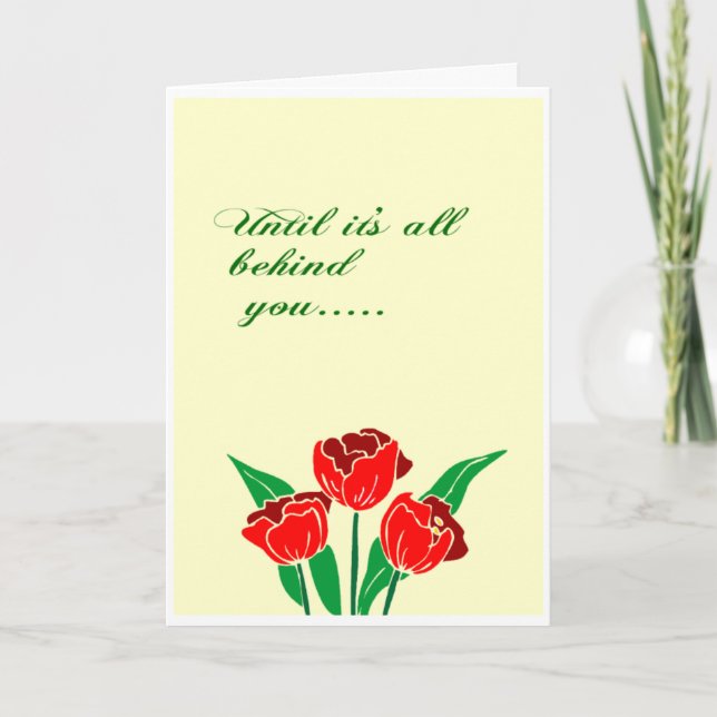 Tarjeta El amor de Jesús está detrás de ti (Anverso)