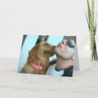 Tarjeta ¡El amor de perrito!