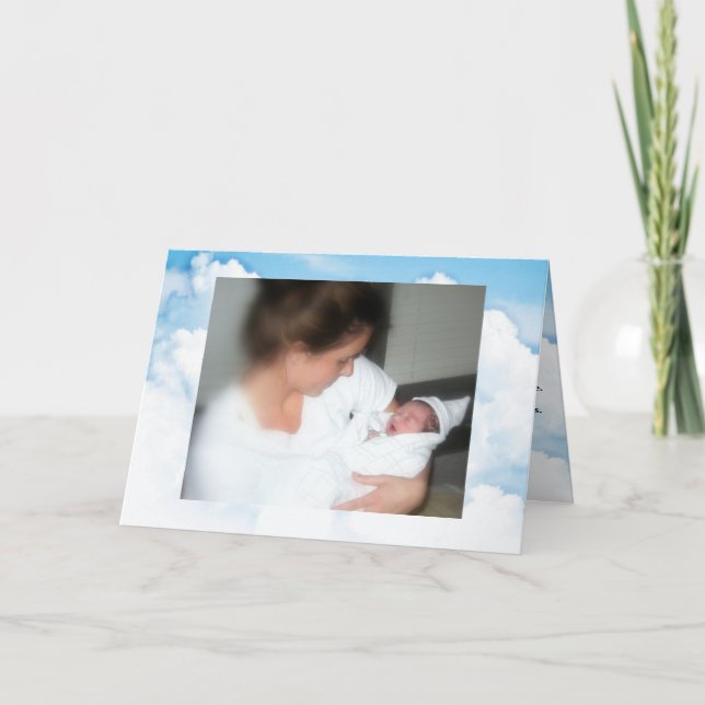 Tarjeta El amor de su madre. (Anverso)