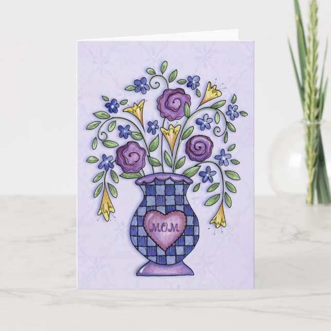Tarjeta El amor de una madre (Anverso)