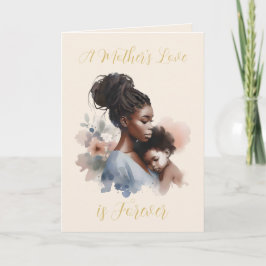 Tarjeta El amor de una madre es siempre color de agua Día 