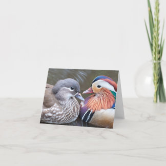 Tarjeta El "amor Ducks" Notecard