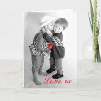 Tarjeta El amor es