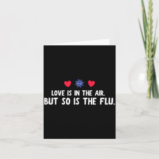 Tarjeta El amor es aire tan gripe Día de San Valentín