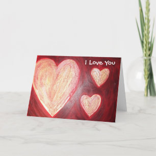 Tarjeta el amor es rojo, Te Amo