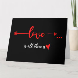 TARJETA EL AMOR ES TODO LO QUE HAY ES CARTA
