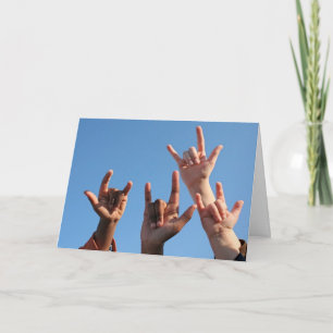 Tarjeta ¡El amor está en el aire!