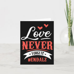 Tarjeta El Amor Nunca Olvida El Diseño De Extremo Para Un