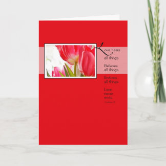 Tarjeta El amor nunca termina