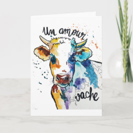 Tarjeta El amor vaca