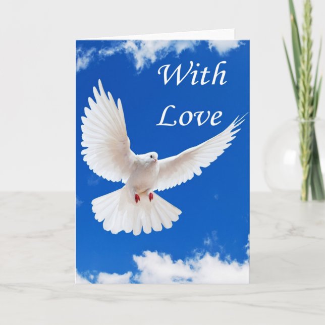 Tarjeta El amor vuela adentro (Anverso)