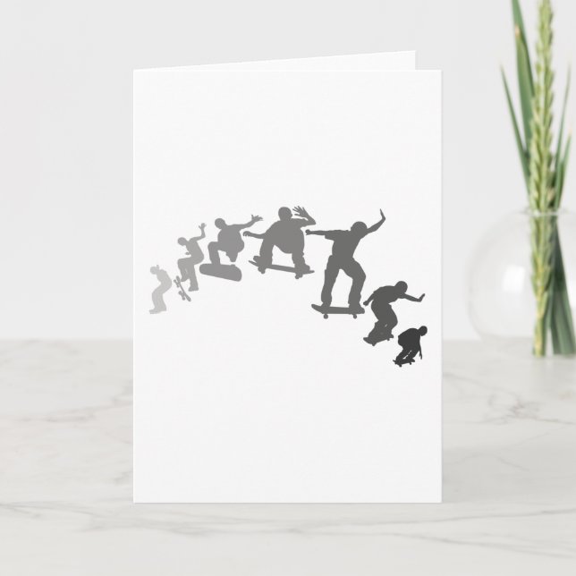 Tarjeta El andar en monopatín (Anverso)