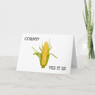 TARJETA ¡EL ANIVERSARIO CORNY-AND-CUTE TE DESEA!