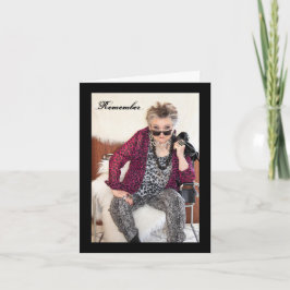 Tarjeta El Año Nuevo comparado con el año pasado