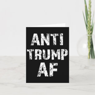 Tarjeta El anti Trump si gracioso lo destituye presidente