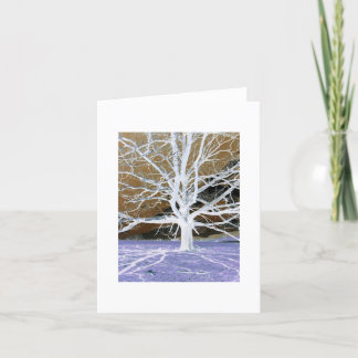 Tarjeta El árbol de Lisa - con la frontera