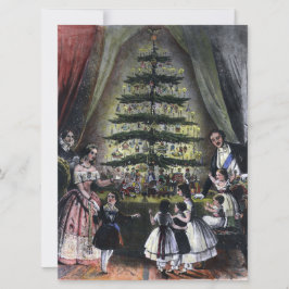 Tarjeta El árbol de Navidad de la Reina Victoria