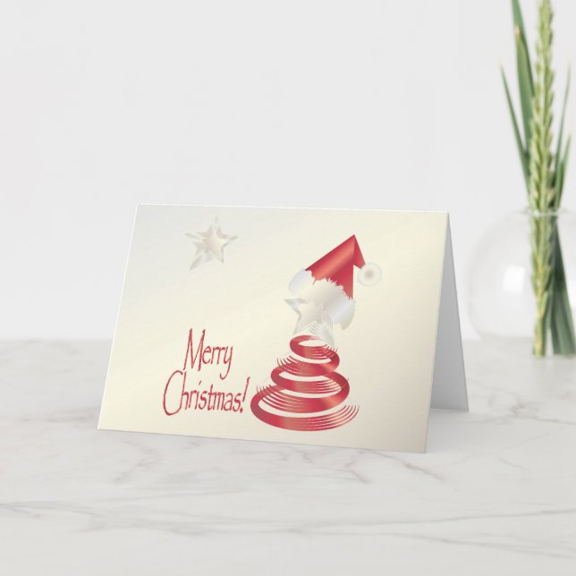 Tarjeta El árbol de Santa (Anverso)