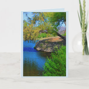 Tarjeta El árbol inclinado 5 x 7