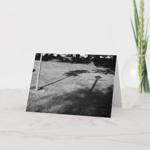 Tarjeta El árbol y el lamppost eran amigos