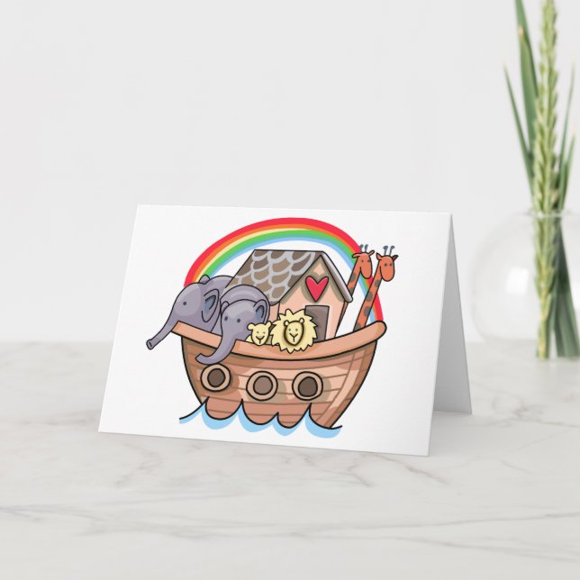 Tarjeta El arca de Noé (Anverso)