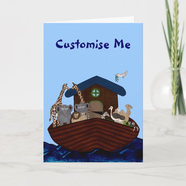 Tarjeta El arca de Noé (Anverso)