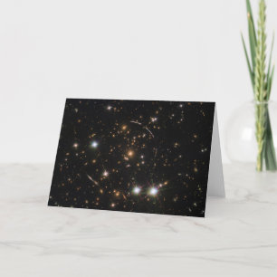 Tarjeta El Arco Del Sol En Un Grupo De Galaxias Masivo