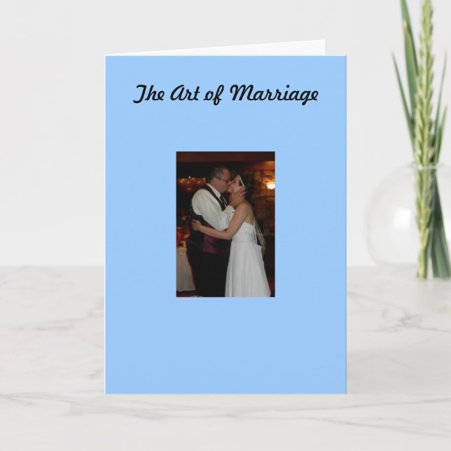 Tarjeta El arte del matrimonio (Anverso)