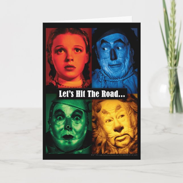 Tarjeta El Asistente De Oz™ | Atrapemos el camino (Anverso)