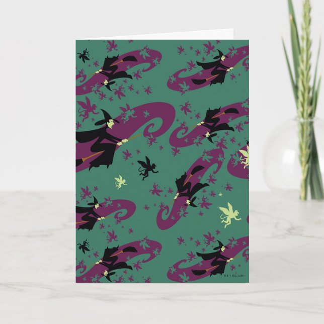 Tarjeta El Asistente De Oz™ | Patrón Witch™ (Anverso)