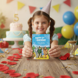 Tarjeta El Asistente De Oz™ | Personalizado Feliz Cumpleañ