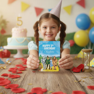 Tarjeta El Asistente De Oz™ | Personalizado Feliz Cumpleañ