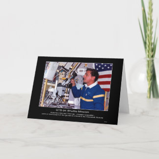 Tarjeta El astronauta Donald Thomas a bordo del Spacelab M