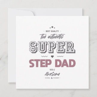 Tarjeta El auténtico papá de paso