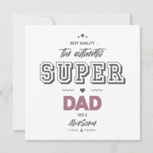 Tarjeta El auténtico superpapá