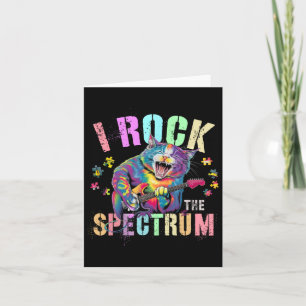 Tarjeta El autismo del espectro me sacude con orgullo, mam