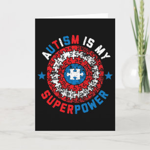 Tarjeta El Autismo Es Mi Superpoder Conciencia Del Autismo